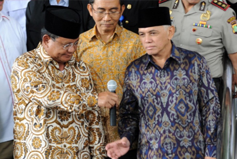 Prabowo dan Muhammad Hatta.