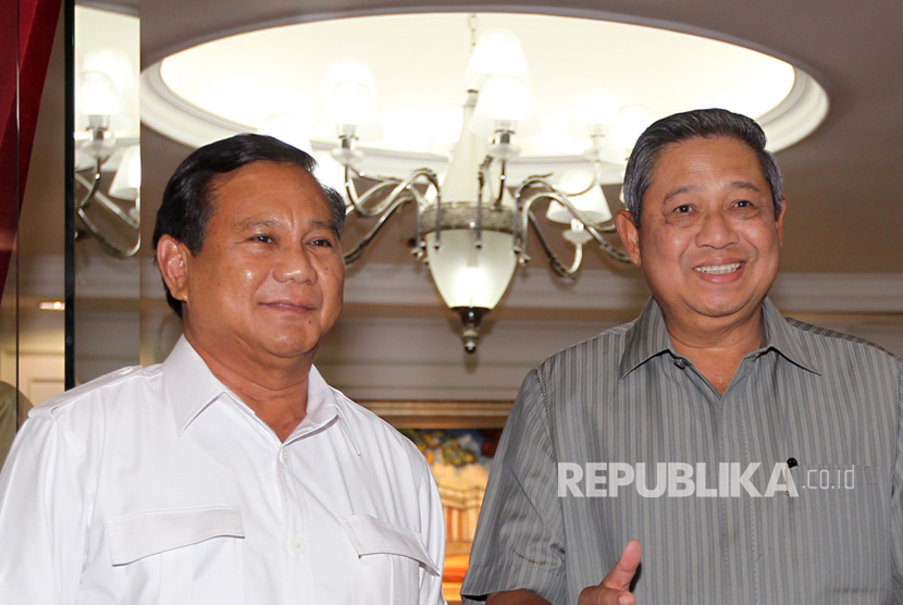 Prabowo Subianto and Susilo Bambang Yudhoyono (SBY)
