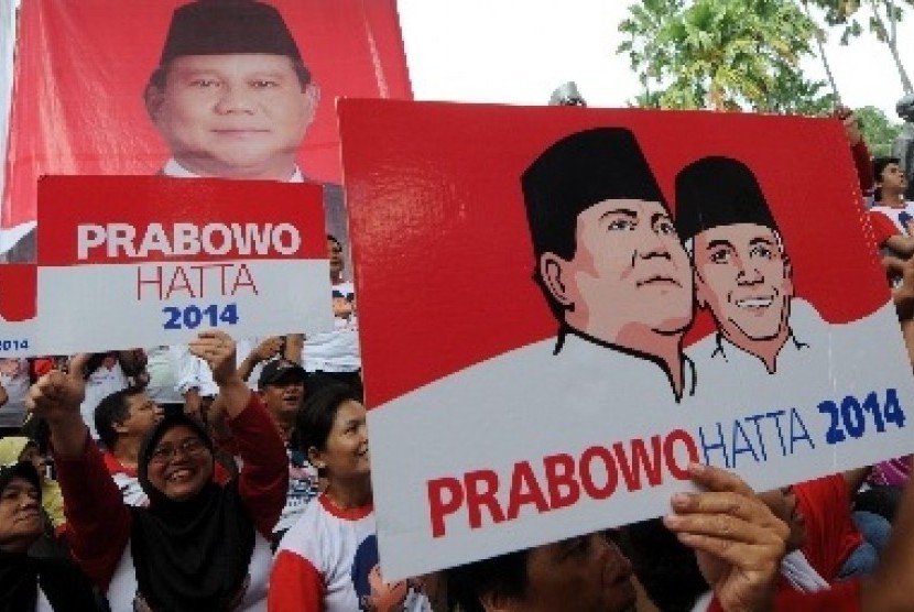 Prabowo-Hatta campaigns (illustration)