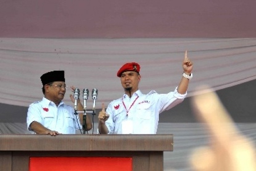 Prabowo (left)