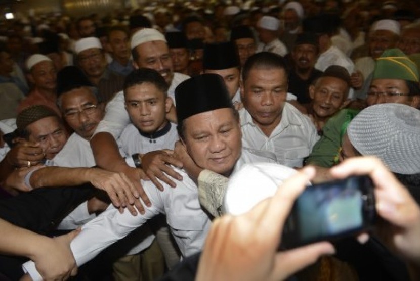 Prabowo Subianto, Capres dari Partai Gerindra. 