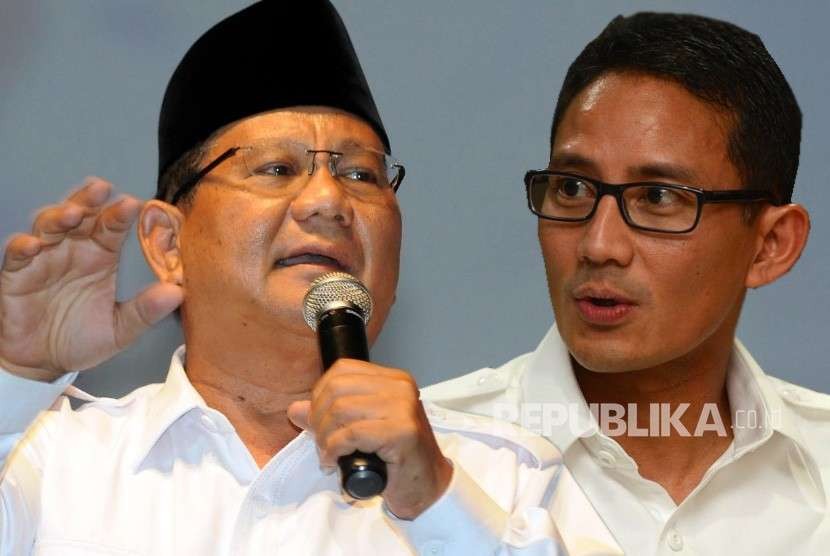 Prabowo Subianto dan Sandiaga Uno