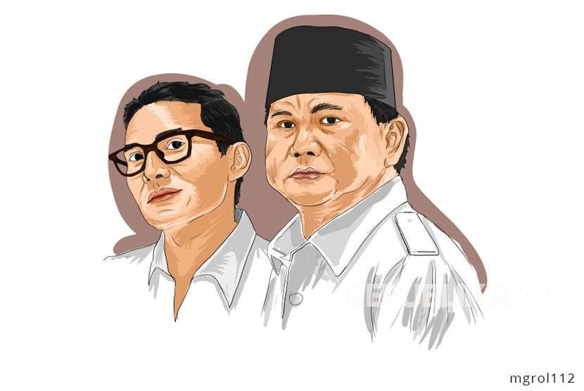 Prabowo Subianto dan Sandiaga Uno