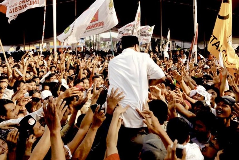 Prabowo Subianto kampanye di Banyumas.