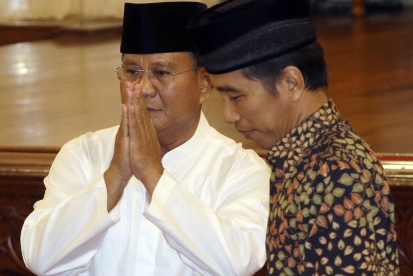 Prabowo Subianto (kiri) dan Joko Widodo (Jokowi)