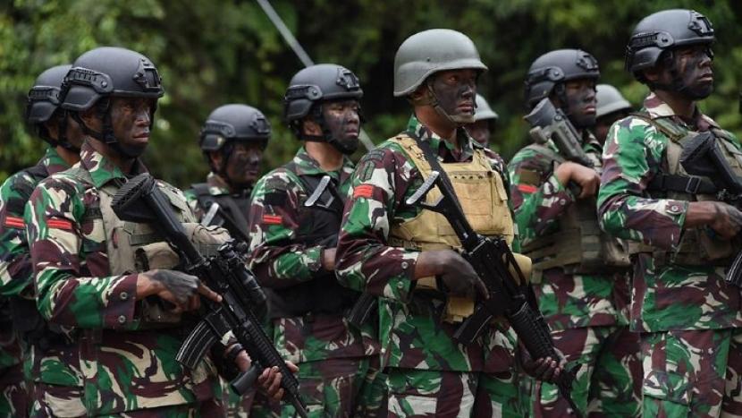TNI soldiers were deployed in Papua