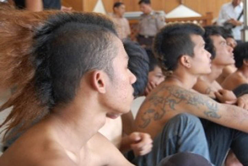 Premanisme (ilustrasi). 10 orang yang diduga preman ditangkap Polres Cianjur dalam operas pekat