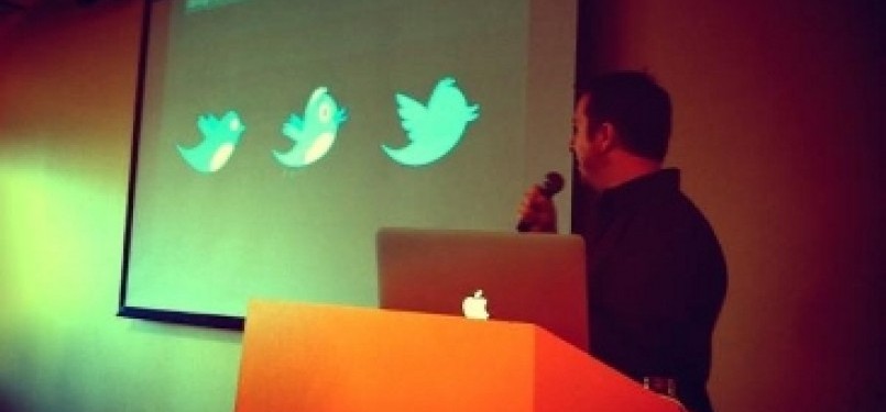 Presentasi perubahan Twitter di internal perusahaan