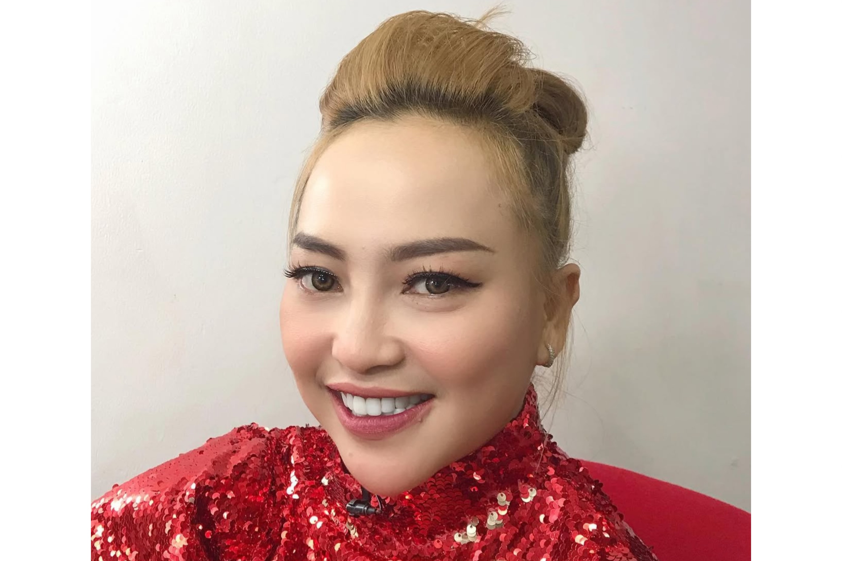 Presenter dan komedian Mpok Alpa.