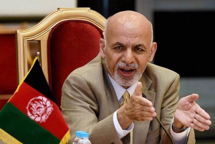 Presiden Afghanistan Ashraf Ghani kembali memenangkan pemilihan presiden (pilpres). Ilustrasi.