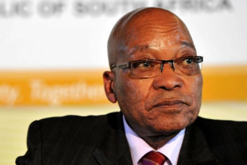 Mantan presiden Afrika Selatan (Afsel), Jacob Zuma.
