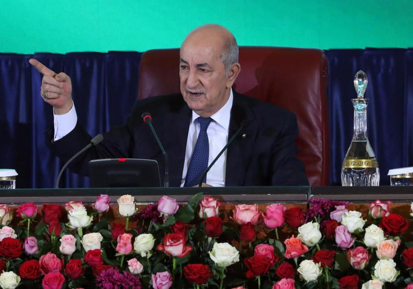 Presiden Aljazair Abdelmadjid Tebboune,  tegaskan penjajahan Prancis terhadap Muslim negaranya.