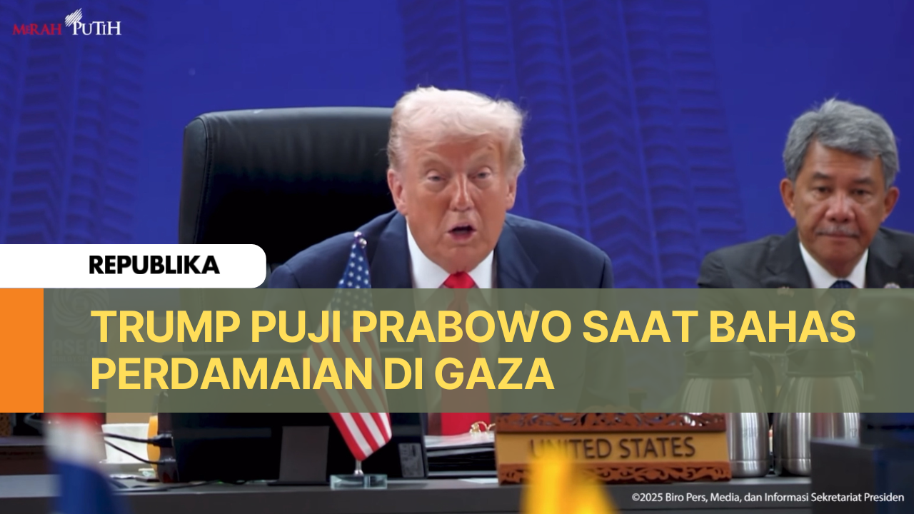 Dukung Perdamaian di Gaza, Trump Puji Prabowo di KTT ASEAN