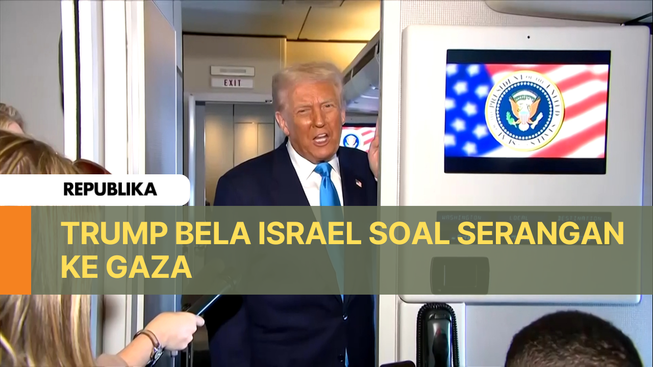Israel Serang Gaza dan Langgar Perjanjian Damai, Trump Membela