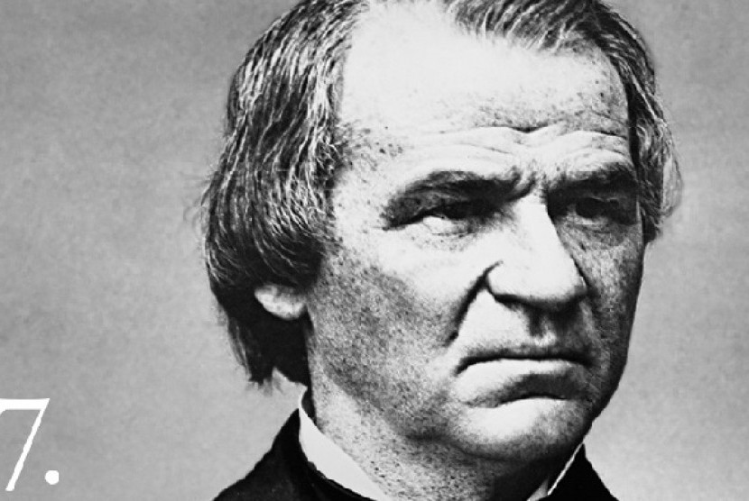 Presiden AS ke-17 Andrew Johnson.