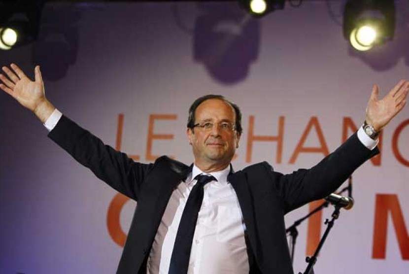 Presiden baru Prancis, Francois Hollande.