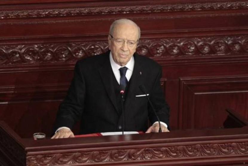 Presiden baru Tunisia, Beji Caid Essebsi.