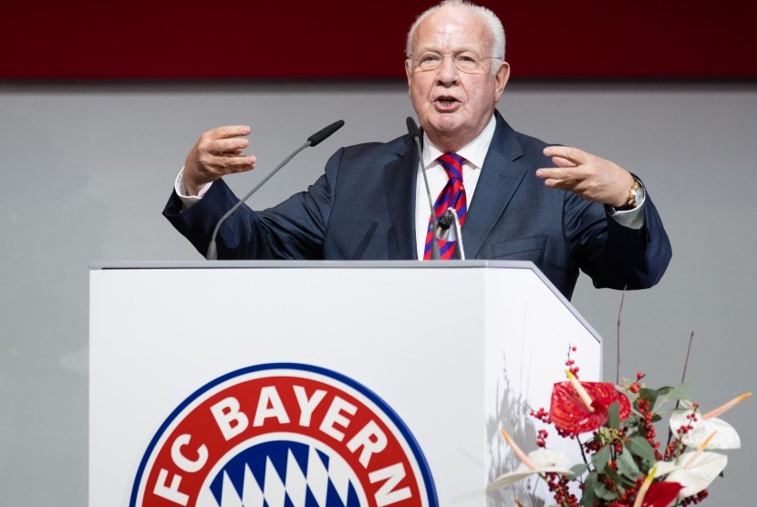 Presiden Bayern Muenchen, Uli Hoeness.