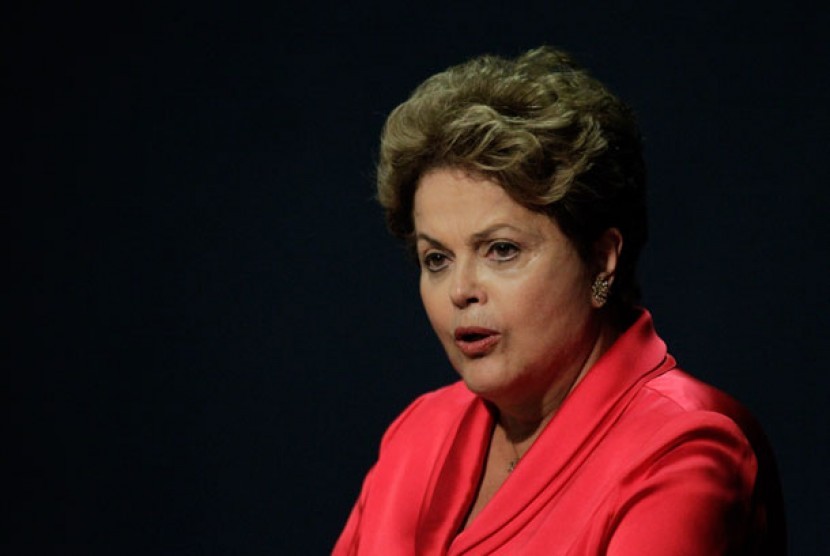 Presiden Brasil, Dilma Rousseff .