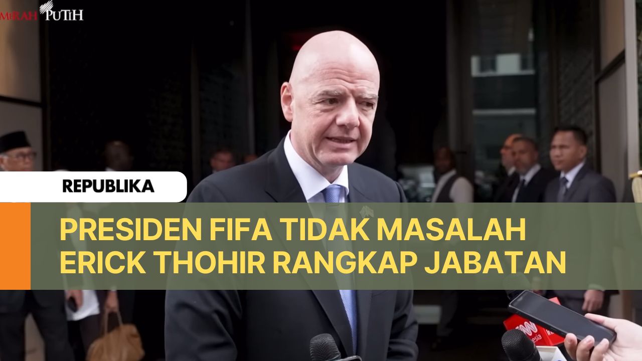 Presiden Federasi Sepak Bola Internasional (FIFA), Gianni Infantino,