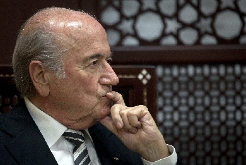 Presiden FIFA, Sepp Blatter.