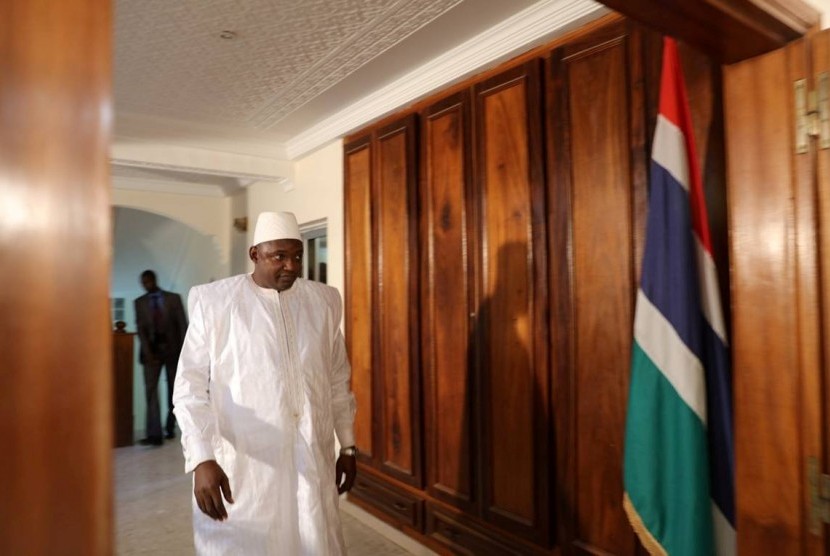 Presiden Gambia Adama Barrow.