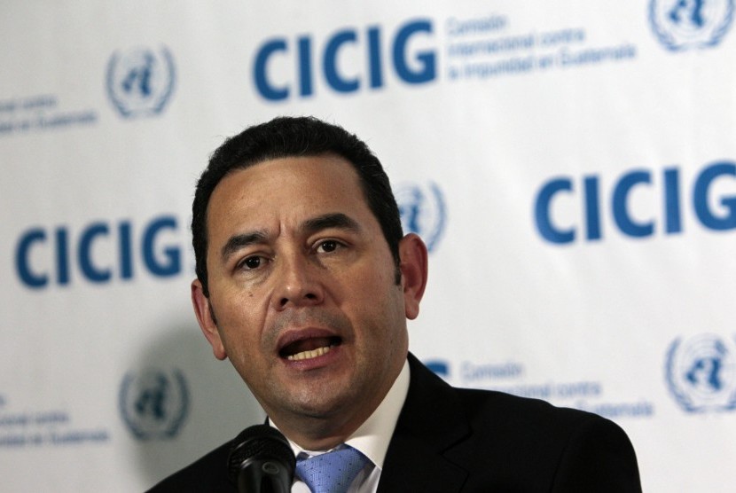 Presiden Guatemala Jimmy Morales.