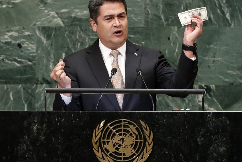 Presiden Honduras Juan Orlando Hernandez 
