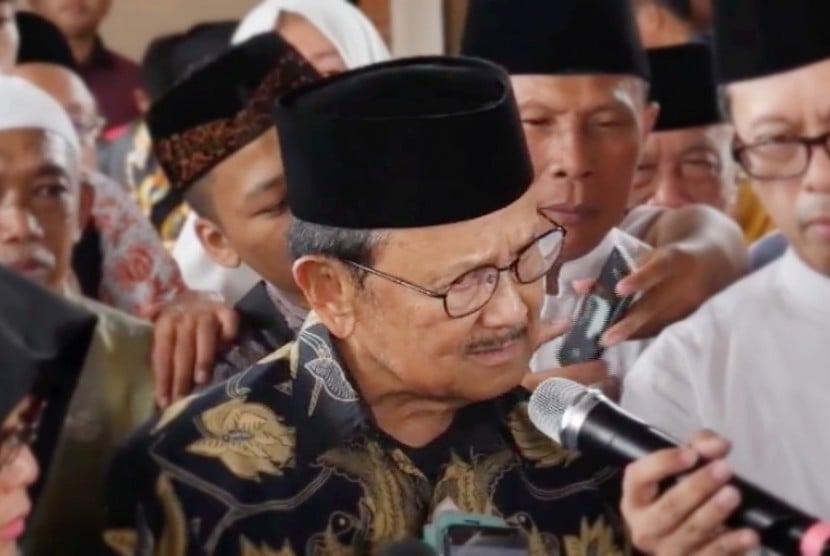 Former President BJ Habibie