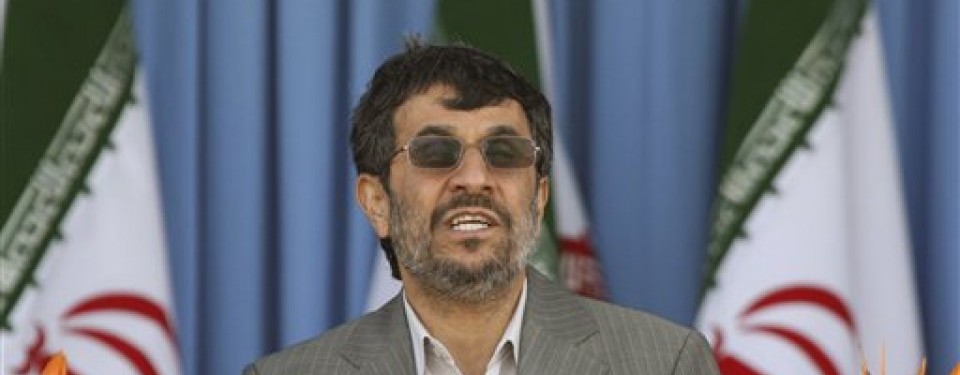 Presiden Iran Mahmoud Ahmadinejad.