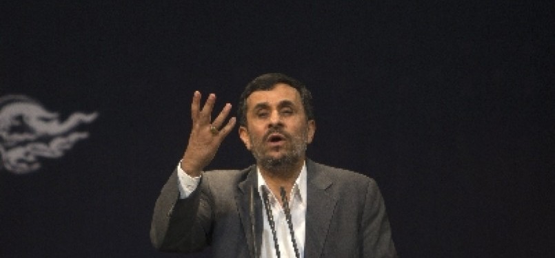 Presiden Iran Mahmoud Ahmadinejad.