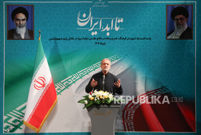 Presiden Iran Masoud Pezeshkian 