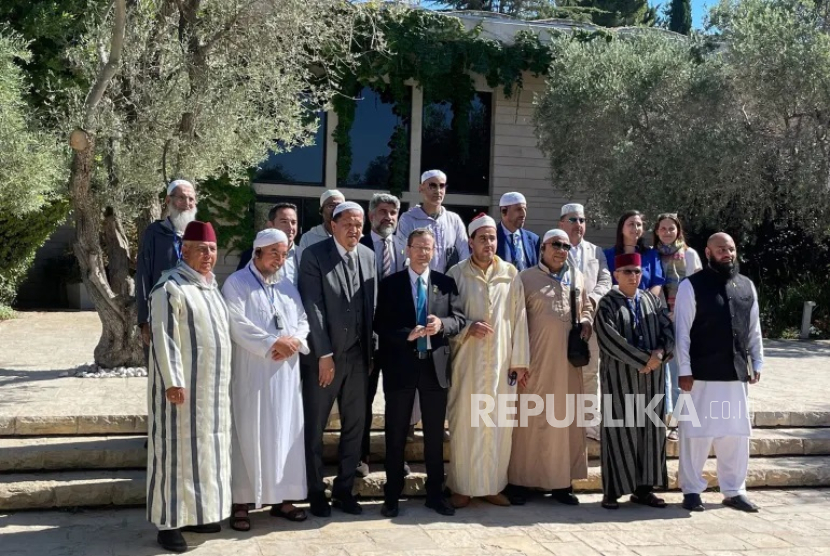 Presiden Israel, Isaac Herzog menerima kunjungan sejumlah imam Eropa.