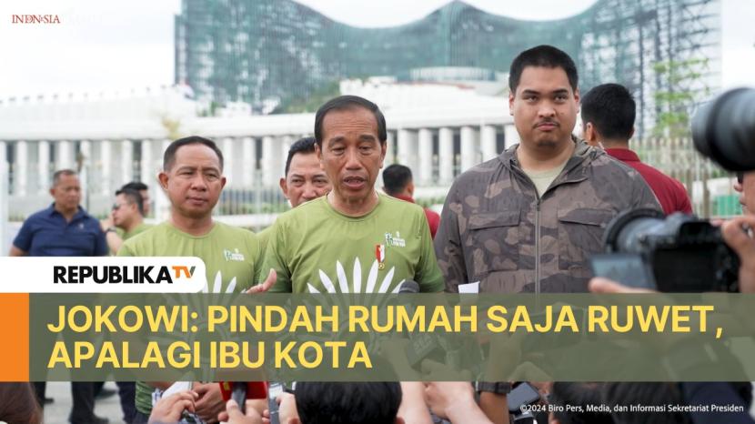 Presiden Joko Widodo berbicara tentang ekosistem di Ibu Kota Nusantara.