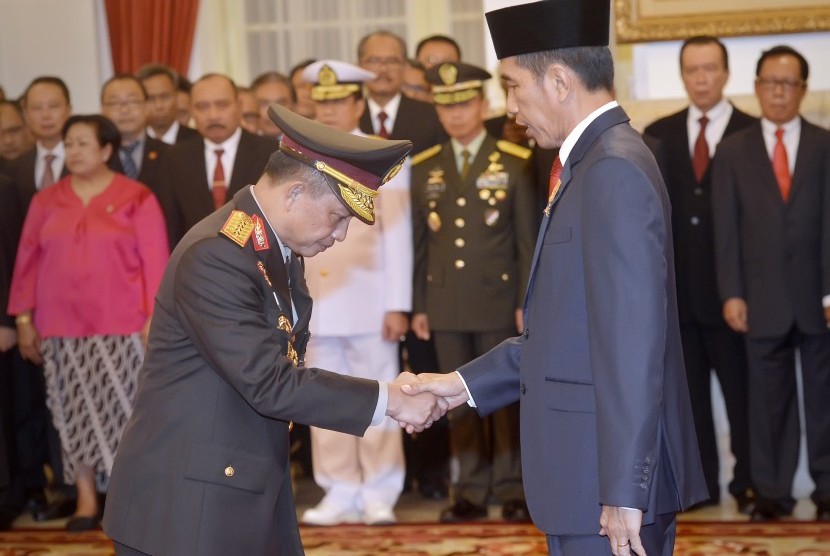 President Jokowi and General Tito Karnavian