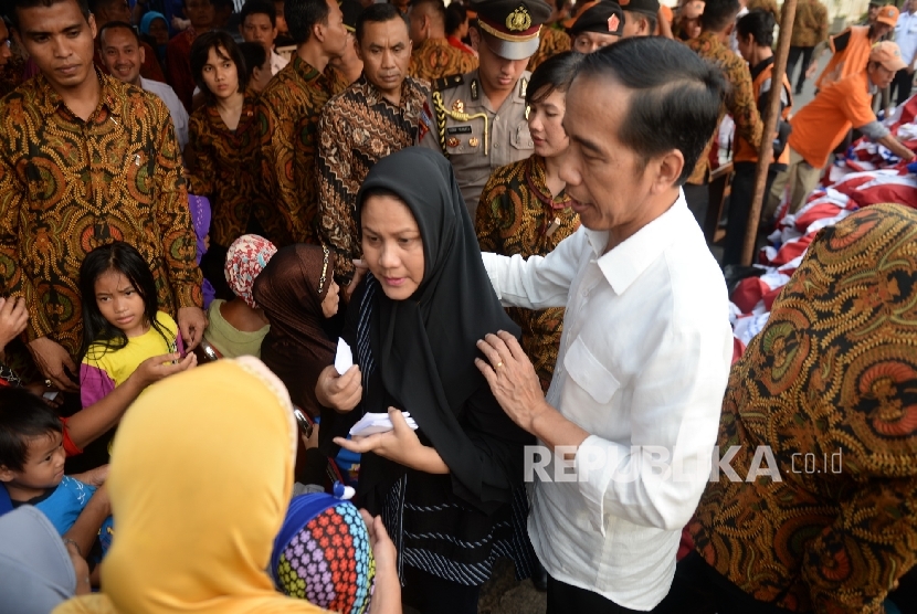 Presiden Joko Widodo bersama Ibu Iriana, ilustrasi