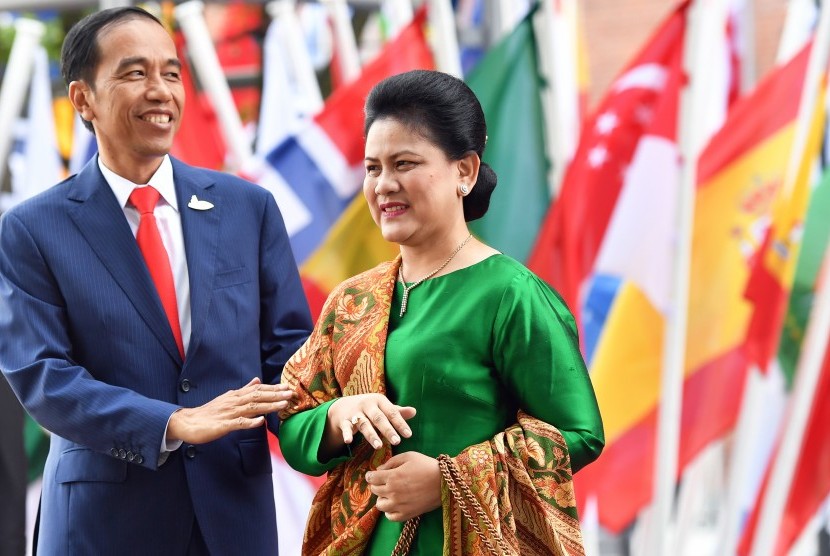 President Jokowi and First Lady Iriana Widodo