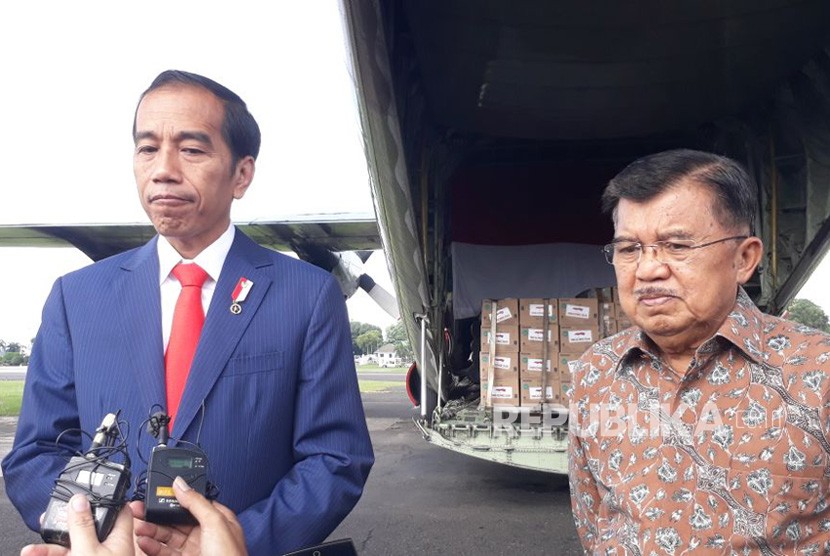 Presiden Joko Widodo dan Wakil Presiden Jusuf Kalla