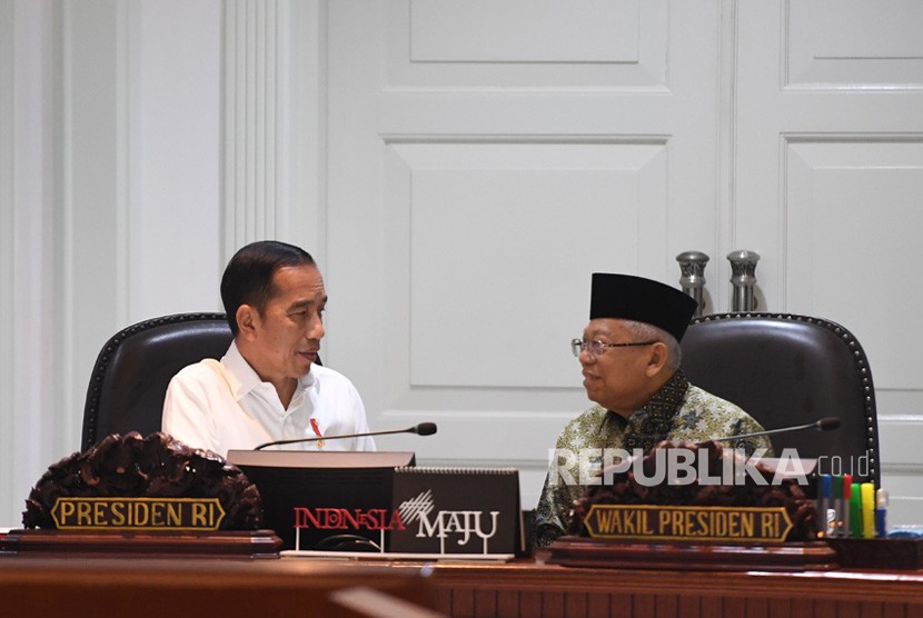 Presiden Joko Widodo dan Wakil Presiden Ma'ruf Amin.