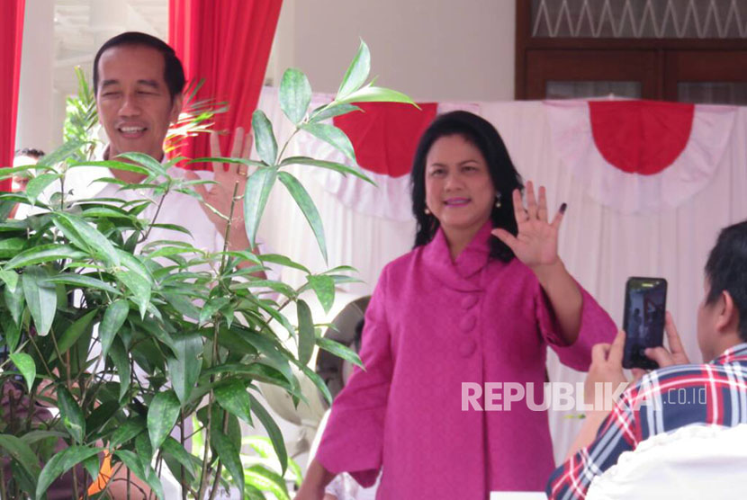 Presiden Joko Widodo (Jokowi) dan Ibu Negara Iriana Jokowi (ilustrasi)