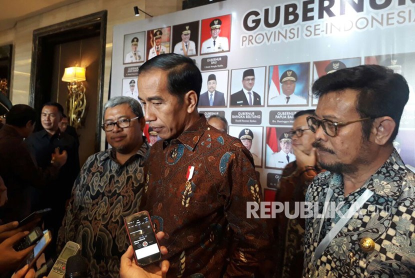 President Joko Widodo (Jokowi) attends national meeting of Indonesian Provincial Government Association (APPSI) in Bandung, on Thursday (Feb 22). 