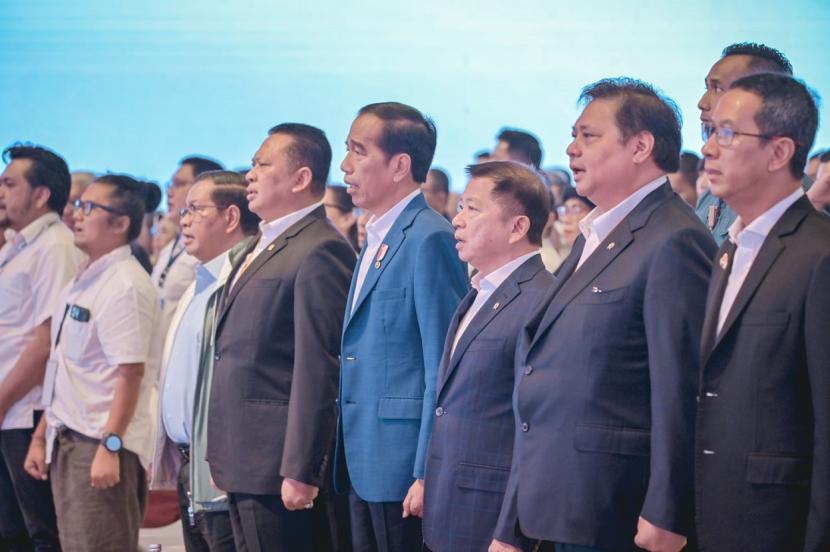 Presiden Joko Widodo meluncurkan Rancangan Akhir Rencana Pembangunan Jangka Panjang Nasional (RPJPN) 2025-2045 yang disusun Kementerian PPN/Bappenas untuk mewujudkan Visi Indonesia Emas 2045.