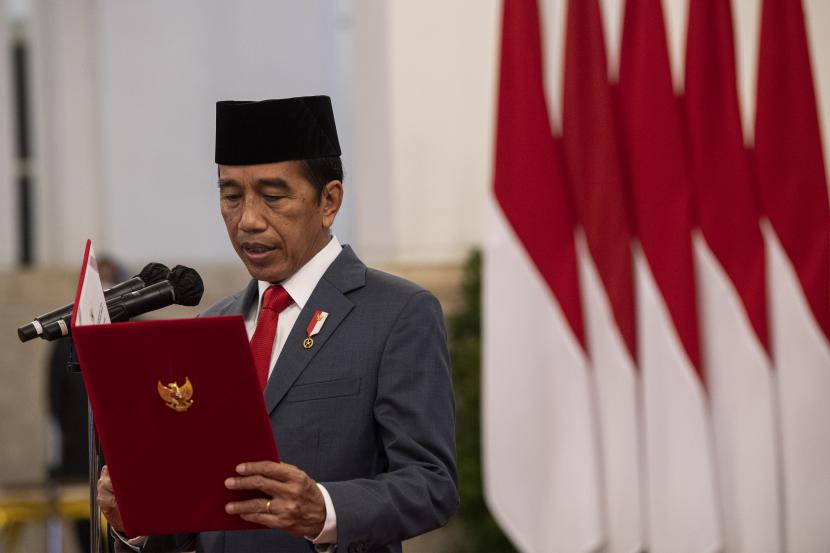Presiden Joko Widodo menyatakan belum akan melakukan reshuffle dalam waktu dekat. (ilustrasi)
