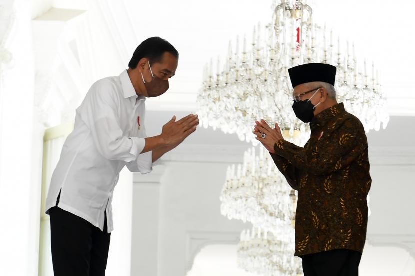 Presiden Joko Widodo menerima Wapres Ma