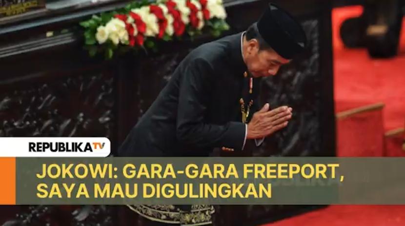 Presiden Joko Widodo mengungkapkan ancaman yang ia dapatkan saat pemerintah mencoba mengambil alih kepemilikan saham mayoritas PT Freeport. Salah satu potensi ancaman yang ia dengar bahkan sampai pada upaya penggulingan dirinya sebagai presiden. 