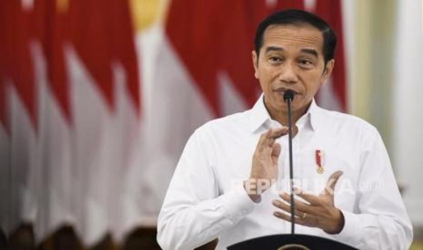 Presiden Joko Widodo. Presiden Jokowi mengatakan, perusahaan yang tidak memasok batu bara ke PLN melalui skema DMO bisa disanksi.