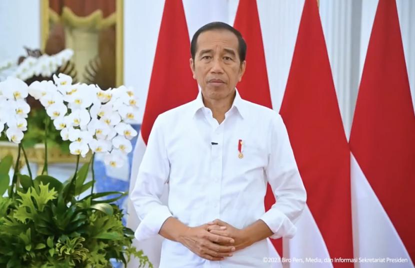 Presiden Joko Widodo (Jokowi). Jokowi memastikan akan me-reshuffle Kabinet Indonesia Maju dalam waktu dekat. (ilustrasi)