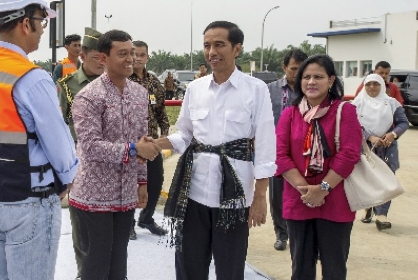 Presiden Jokowi dan Ibu Negara Iriana Widodo.