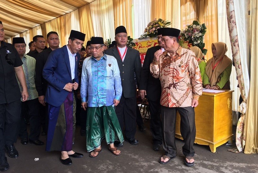 Presiden Jokowi dan Ketua Umum PBNU Said Aqil Siradj.