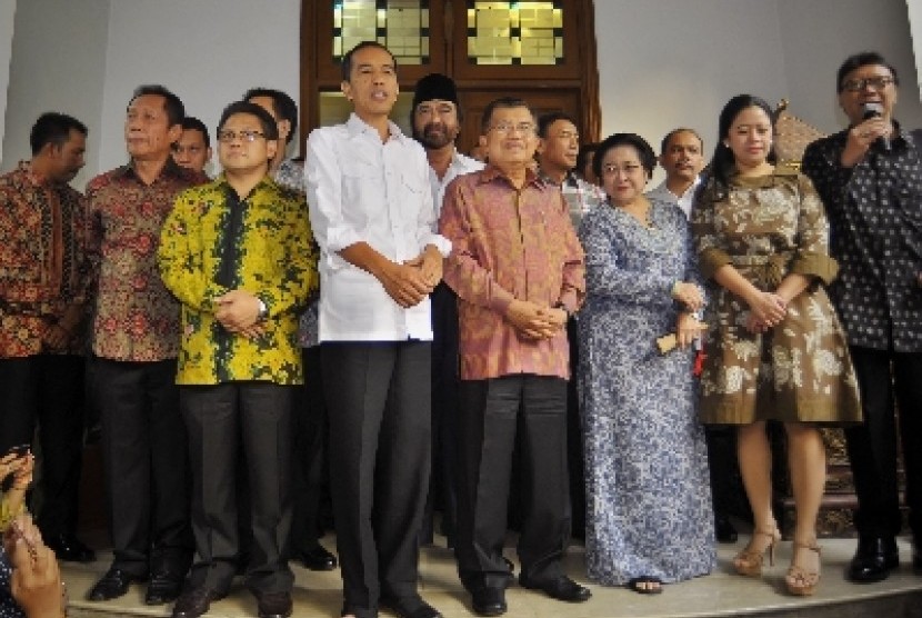 Presiden Jokowi dan Ketua Umum PDIP Megawati Soekarnoputri.